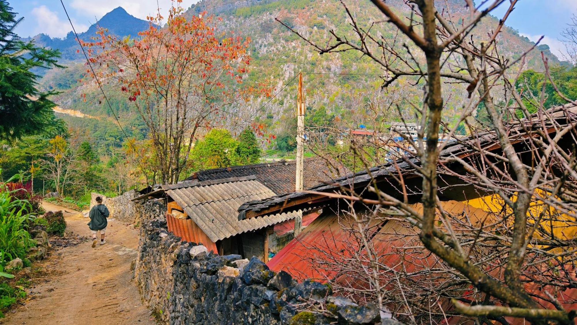 Nha Co Lao Xa Homestay Hmong & Bungalow Air Conditioner Dong Van  Kültér fotó